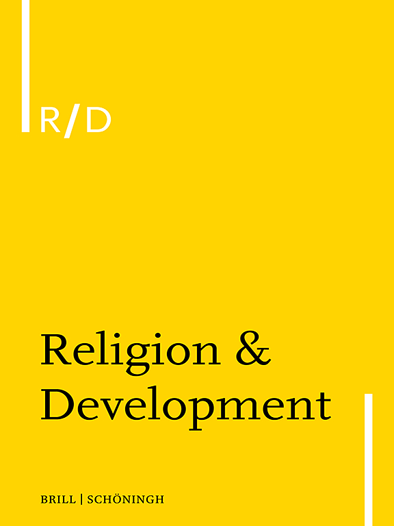 Go to journal home page - Religion and Development